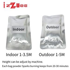 TP200 복합 Ti 200g 실내 야외 콜드 스파클러 스파크 퍼워크 머신 파우더, 무대 이벤트 쇼용, 20 봉지