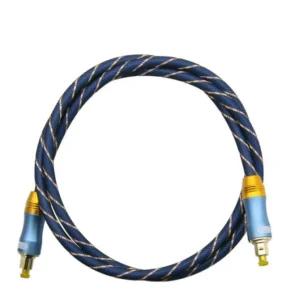 오디오 광 케이블 블루 1M 1개 옵티컬 6파이젠더 고급RCA AUX 이어폰연장선 오디오잭 RCA