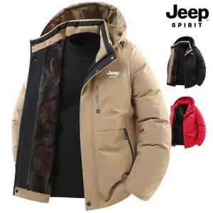 지프 JEEP SPIRIT 패딩 점퍼 그래핀 후드 집업 플리스 후리스 안감 캠핑점퍼 방수 자켓 아웃도어 패딩 방한 등산 JP2461