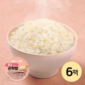 [허닭ON] 실온 50kcal 곤약밥 6팩