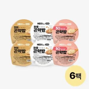 [허닭ON] 실온 곤약밥 3종 혼합 6팩