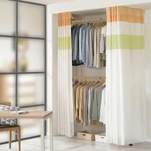 왕자 뉴프리미엄 우드 드레스룸 2P 행거 옷걸이 시스템 옷장 534-1ON