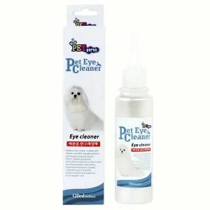 펫퍼스 안구 세정제 120ml 눈물 정액 시럽 안약 리 파이어 세척제 경과 물 정 티슈