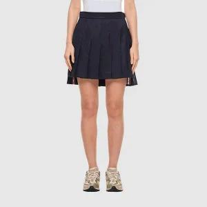 [톰브라운] 여성 RWB 탭 수퍼 120수 울 숏 스커트 FGC402V 00626 415