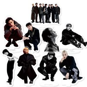 SK 새 앨범 아크릴 양면 스탠딩 플라크 장식 스타 쥬얼리 데코 데스크탑 유명인 피규어