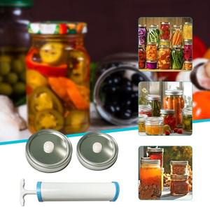 메이슨병 커버 진공 보존 뚜껑 세트 캔 공기 추출 캡