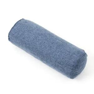 원통쿠션 홈스테이 면마 원통 쿠션(15x40cm) (블루) WFKPRI9