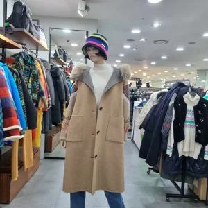 베네통/애플아울렛/쿠스 퍼트리밍 후드 코트/BACT53461