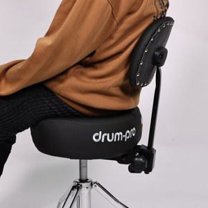 드럼 의자 타악기 스툴 휴대용 성인용 안장 등받이모델 높이 미끄럼방지 피아노체어 드럼용
