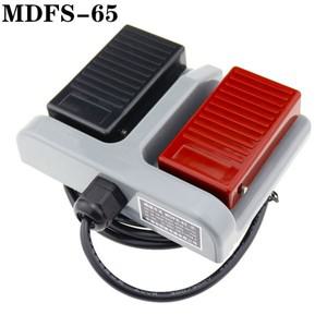 1피스 풋 스위치 MDFS-65 더블 페달 와이어 3A/220VAC로 셀프 리셋