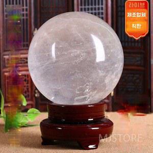 천역원석 수정 구슬 광택 장식품 1pc 천연원석 소품