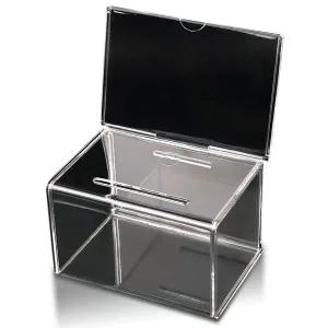 [셀러에이드]모금함 투명 아크릴 모금박스 명함함 선거함 추첨함