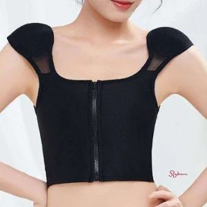 어깨보정 직각어깨 2컬러 조끼 숄더라인qrs437