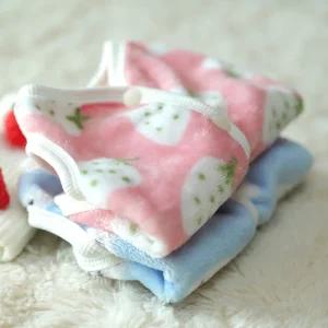 딸기구름 극세사 조끼 수면잠옷 파자마 국산 강아지옷 루나몽 애견 반려견 실내복 외출복 편한