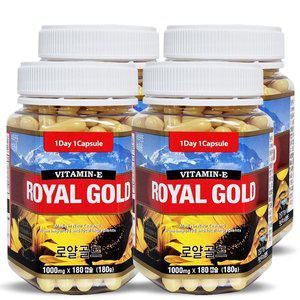 [통라이프] 뉴질랜드 로얄골드 비타민E 로얄제리 6개월분 4병