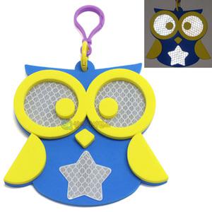 SA 절대안전 3M 재귀반사 부엉이 키링(5인) 초등학교 등하교길 야간 안전보행 가방 열쇠고리 만들기 키트