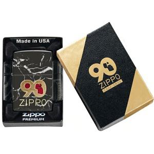 ZIPPO 90주년 기념 라이터 2022 컬렉터블 골드 한정