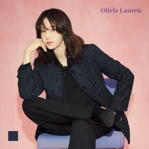 [올리비아로렌] 스퀘어넥 트위드 자켓_VOCFU3W9241