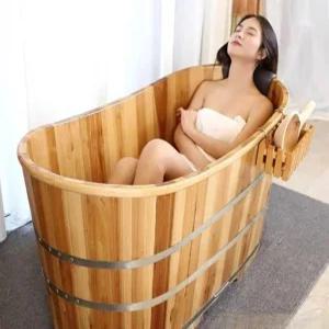 편백나무 히노끼탕 반신욕 욕조 자쿠지 호텔 가정용 반신욕기 히노키탕 간이 편백 펜션 목욕통