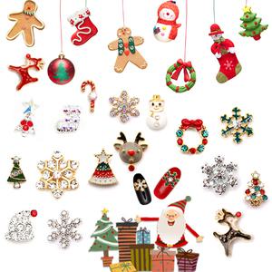 크리스마스 네일 파츠 스티커 네일아트 젤네일 트리