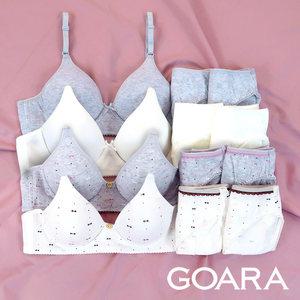 [고아라]주니어 노와이어 면몰드브라팬티12종(3GMS12A)