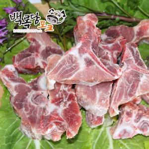 [백록담포크]제주 흑돈 등뼈 500g x 4팩