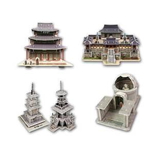 3D 입체퍼즐 만공한국사 통일신라/미륵전/불국사/석가탑/다보탑/석굴암/스콜라스 /뜯어만드는 세상