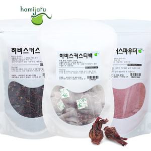 순수한 히비스커스 300g 분말 차 티백