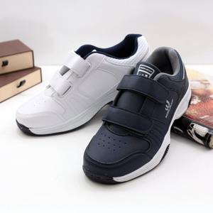 [논슬립 찍찍이] 볼넓은 발볼편한 남성 쿠션감좋은 튼튼한 운동화 런닝화 미끄럼방지 고무창 제코V