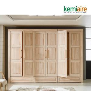 편백나무(무절)원목 10자 장롱세트 KMD-231