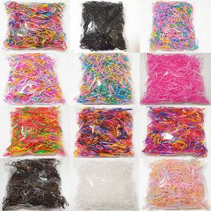 얌뚱이 50g 칼라고무밴드 유아 어린이 아동 머리 끈 헤어 머리끈 고무줄 선물