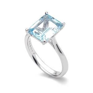 [도로시] 14k 순수한 네모 토파즈 반지