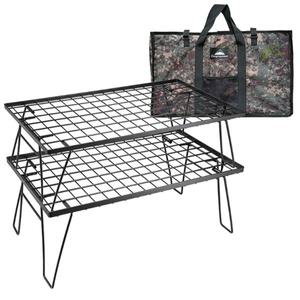 [하프클럽/캔버라]캠핑문 멀티테이블2개 가방1개