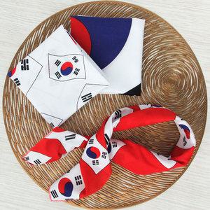 태극기 손수건스카프 면스카프 태극기손수건