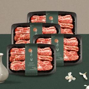 [웰던푸드] 호주산 LA갈비 1kg x 4팩