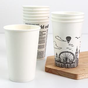 10온스, 13온스 / 무지, 인쇄 종이컵 / 1000개 / 더 단단한 평량 300g이상 프리미엄급