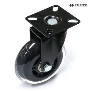 무소음 우레탄 가구바퀴 3인치 평판회전 DPR3TURN