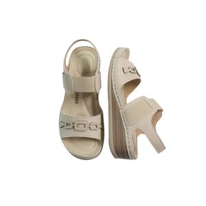 피카소 푹신푹신 발편한 키높이 체인 실루엣 밴딩 수제샌들 3color