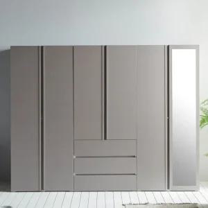 솔트 스테디 2400 옷장세트 3단 서랍 거울형 mcr050