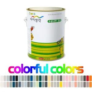 냄새안나는 무독성친환경 페인트 백색