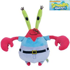 스폰지밥 쿠션 뚱이 인형 스펀지밥 네모바지 애착 굿즈_집게사장 25CM