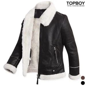 [탑보이] 하이넥 라인무스탕 (K2104)