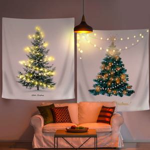 크리스마스 소품 패브릭포스터 벽 트리 가림막 대형