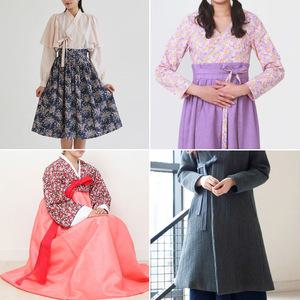 소잉데일리_패턴인] 여성 남성 한복 패턴 모음 전통 철릭 퓨전 생활