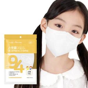 스윗홈 데일리 KF94 새부리형 마스크 화이트 소형(5매입) 100매
