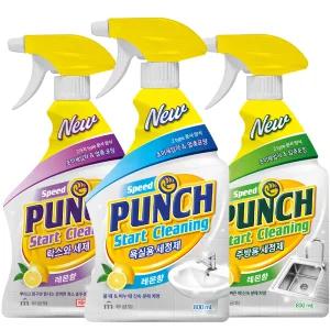 무궁화 스피드펀치 욕실/주방/락스와세제 800ml x 3개 / 캡슐세제 /샤워때비누 / 때비누 (옵션구성)