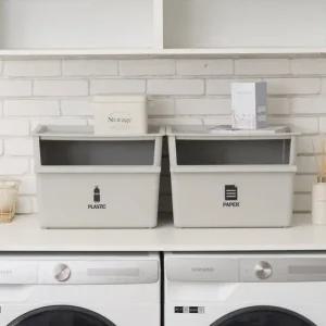 클린업 가정용 재활용 분리수거함 2단