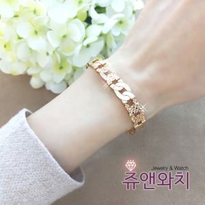 쥬앤와치 14K 18K팔찌 아모르 여성팔찌