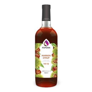 포모나 마론시럽 1000ml/밤시럽/마론/밤라떼/밤