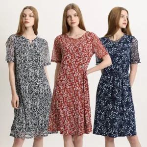 [시즌마감초특가] G.모데나 플라워 찰랑 원피스 3종 택1